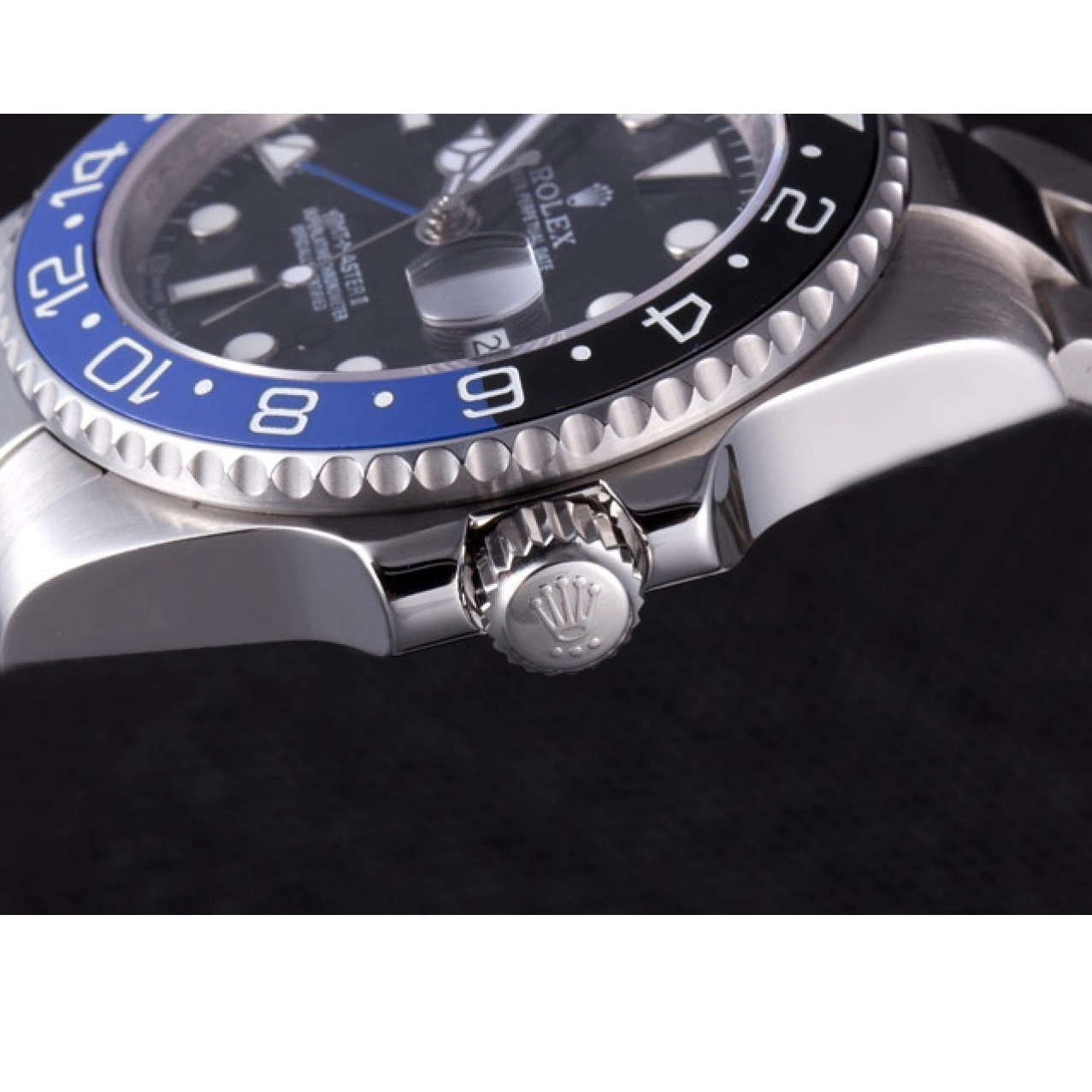 MiroTime 0801 Rolex GMT MASTER II BLACK BLUE BEZEL 2013 rl431 621393